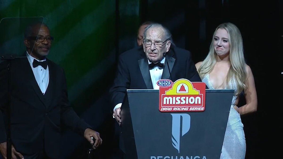 “I started drag racing when I was 15 years old and I’ve loved it every day… I’m 90 now and I will keep going as long as the Good Lord lets me.” Congratulations to Jim Dunn on being honored with the NHRA Lifetime Achievement Award!