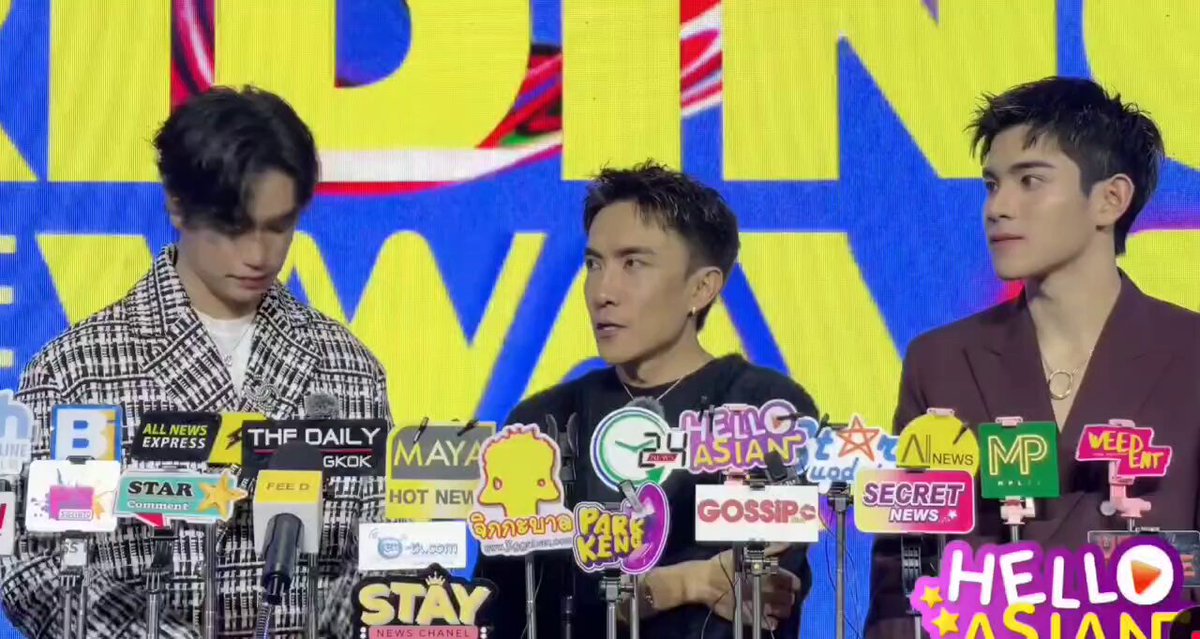 เตรียมรับมือกับเจมโฟ้ดยังไง? พี่อ๊อฟ : ผมว่าผมเอาอยู่นะ โฟ้ด : เอร้ย พอ : ขู่ไว้ก่อน โฟ้ด : เอาอยู่ เพราะครั้งที่แล้วก็เสียน้ำตาไปแล้ว พอ : ผมว่าน้อง 2 คนรู้ ว่าถ้าทำงานกับผมต้องเปิดการ์ดไหนมาบ้าง GEMFOT RIDING THE WAVE 2025 #GMMTV2025 #TicketToHeaven #Gemini_NT #Fourthnattawat