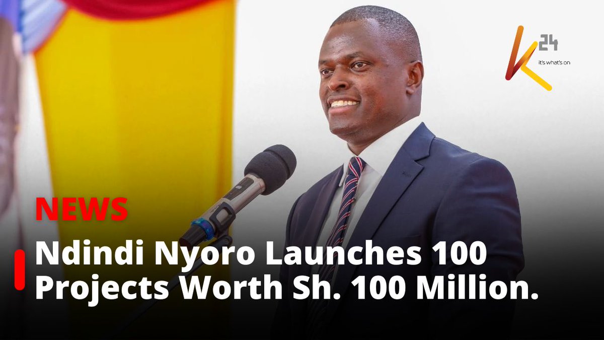 Kiharu MP Ndindi Nyoro Launches 100 Projects Worth Sh. 100 Million Ahead of January 2025.