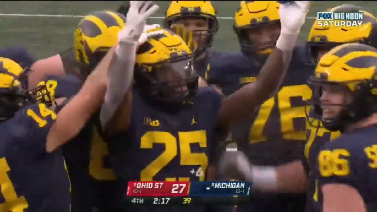 That time Hassan Haskins ran for 5 touchdowns against Ohio State. #GoBlue