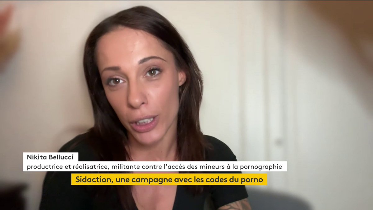 🔴🗣️ "Les réponses qu'ils vont trouver, c'est sur les sites X." La réalisatrice Nikita Bellucci réagit à la nouvelle campagne du Sidaction pour éduquer les jeunes sur la sexualité. Pour faire passer son message, les codes des sites de vidéos pornographiques ont été détournés.