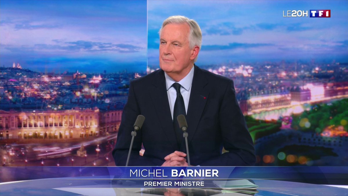 🗣️ Michel Barnier actionnera "probablement, assurément" le 49.3 pour adopter le budget 2025 ▶️ #LE20H Gilles Bouleau