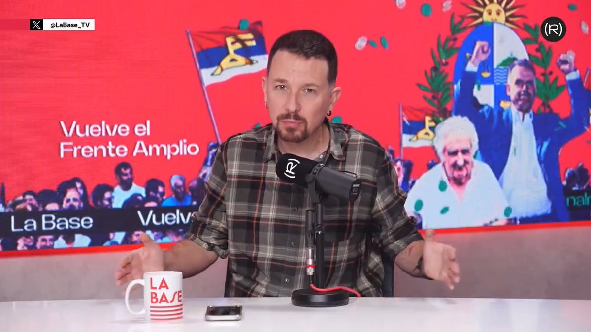 🇨🇴 Petición de Pablo Iglesias para las personas que ven La Base desde Colombia 👇🏾