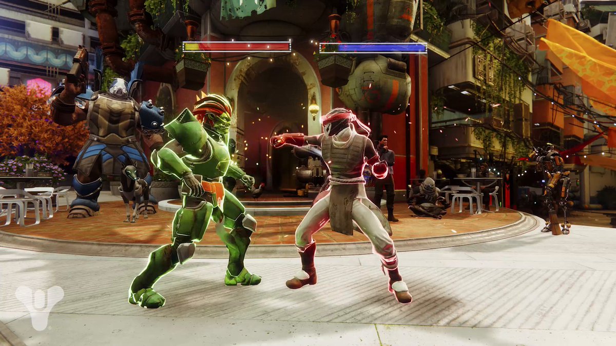 There can only be one world warrior. Square off against your friends in this new multiplayer emote as part of the Street Fighter 6 x Destiny 2 collaboration, now available.