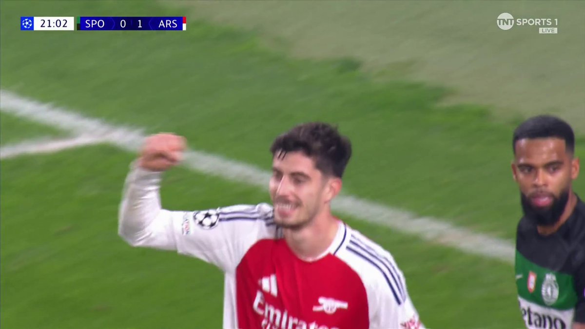 What a start for Arsenal 👏 Bukayo Saka puts it on a plate for Kai Havertz to extend the Gunners' lead ⭐ 📺 TNT Sports &amp; discovery+ UK