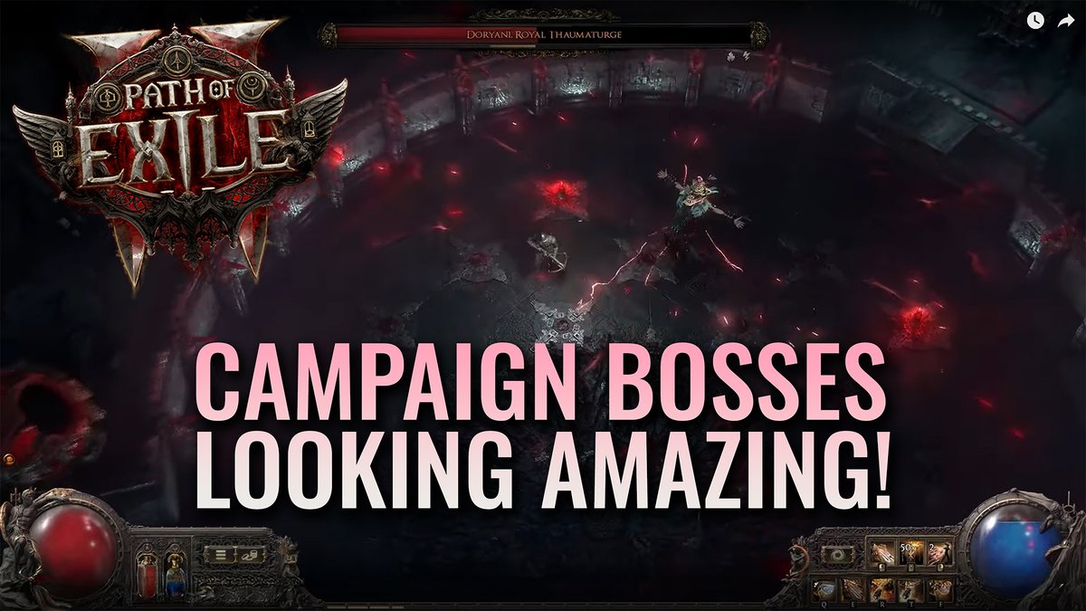 Here is just a "simple" Campaign Boss in #PathofExile2: