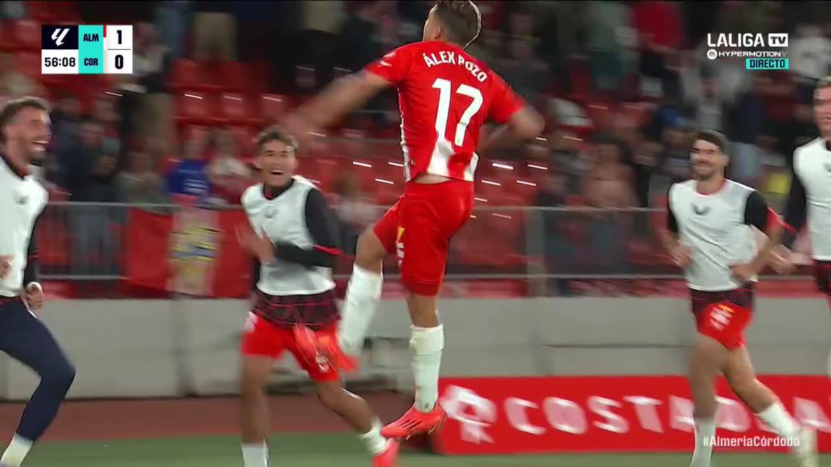 ¿PERO QUÉ LOCURA HICISTE, Alejandro Pozo? 😱😱😱 La UD Almería golea al Córdoba (4-0) y duerme en zona de ascenso directo 🔴⚪ #LALIGAHYPERMOTION
