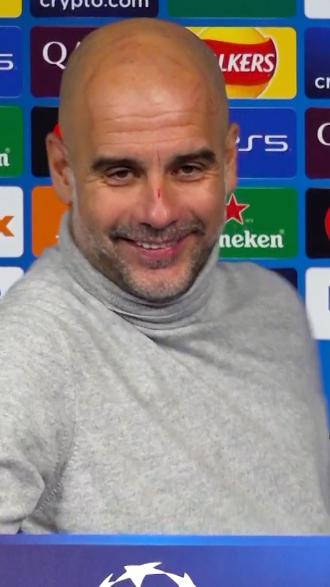 🚨 Pep Guardiola on those cuts: “With my fingers… I want to harm myself”. 🎥 BeanymanSports