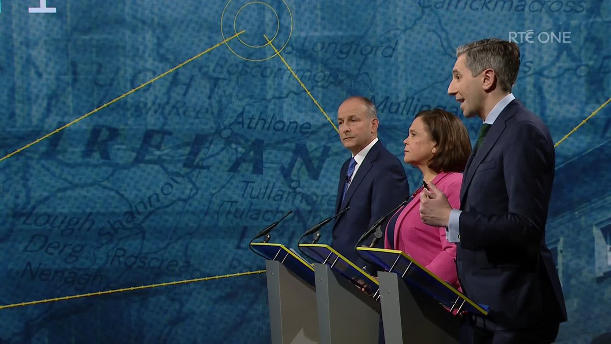 "We will not go into government with Sinn Féin, it's not a personal thing, Mary Lou McDonald is a passionate advocate for her policies, we just have very different views..." Simon Harris on any Fine Gael-Sinn Féin coalition possibility. #rtept | RTÉ News