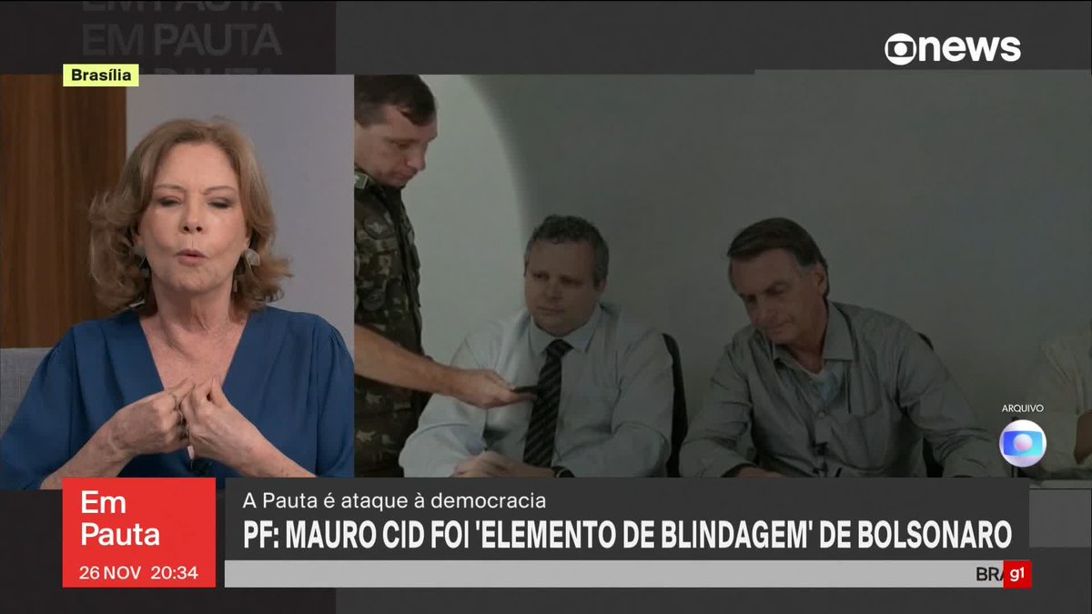 “Um fator importante que aparece com mais clareza agora no relatório da PF é a importância que Bolsonaro dava ao apoio que vinha de fora. Ou melhor, o medo que Bolsonaro tinha de ter o golpe e a comunidade internacional partir para cima dele”, comenta Eliane Cantanhêde sobre a posição do ex-presidente. ➡ Assista ao #EmPauta na #GloboNews: