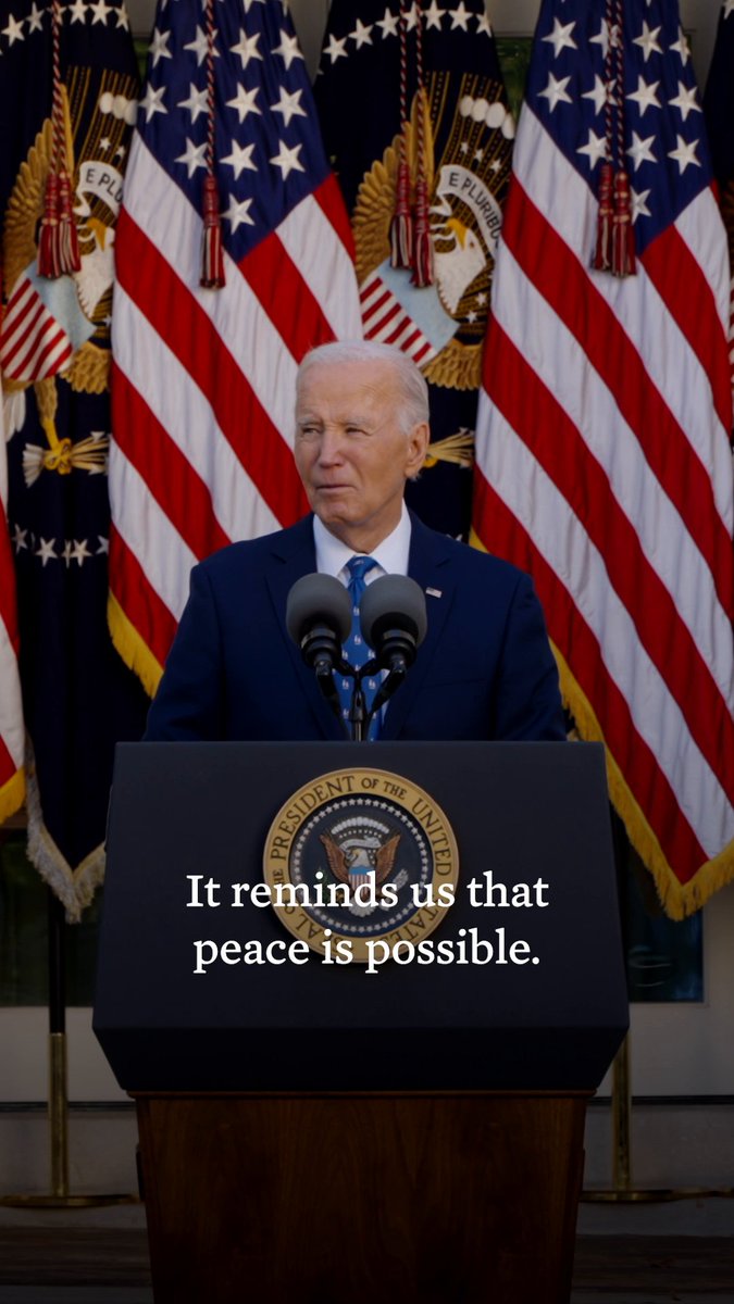 I applaud the courageous decision by the leaders of Lebanon and Israel to end the violence. It reminds us that peace is possible. And so long as that is the case, I will not for a single moment stop working to achieve it.