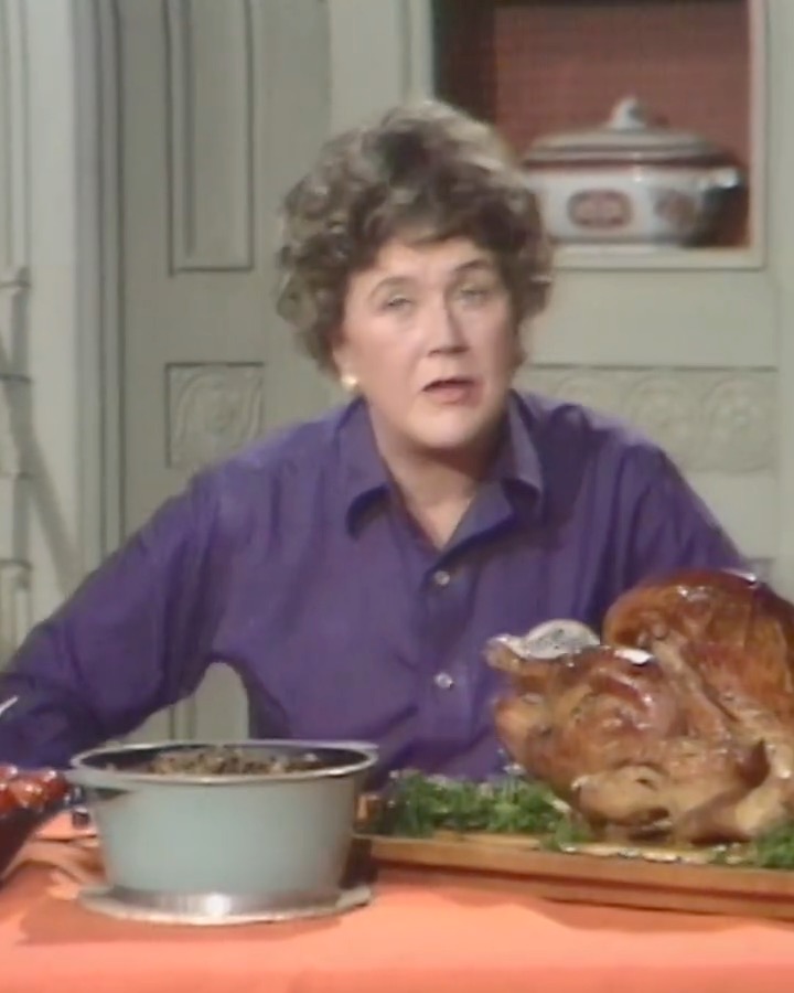 Turkey is a classic #Thanksgiving dish – and a classic of French cuisine, too! Hear why from Julia Child herself. 🦃