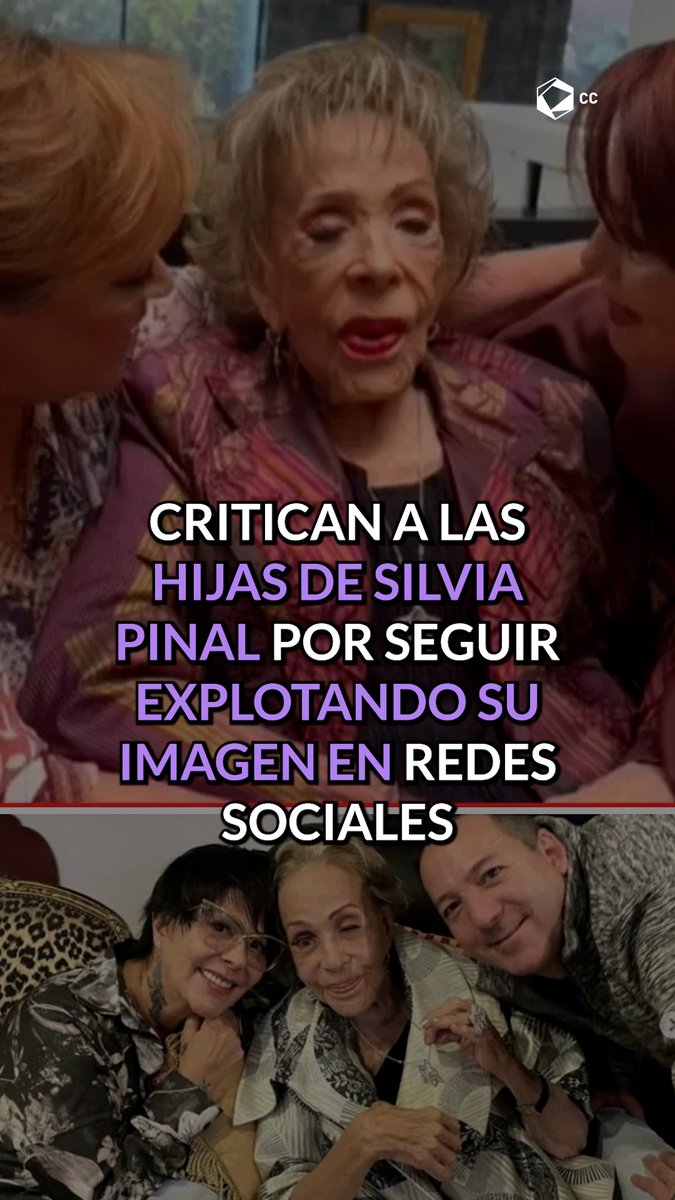 Muchos consideran que las hijas de Silvia Pinal deberían tener más respeto a la trayectoria e imagen de su madre.☹️