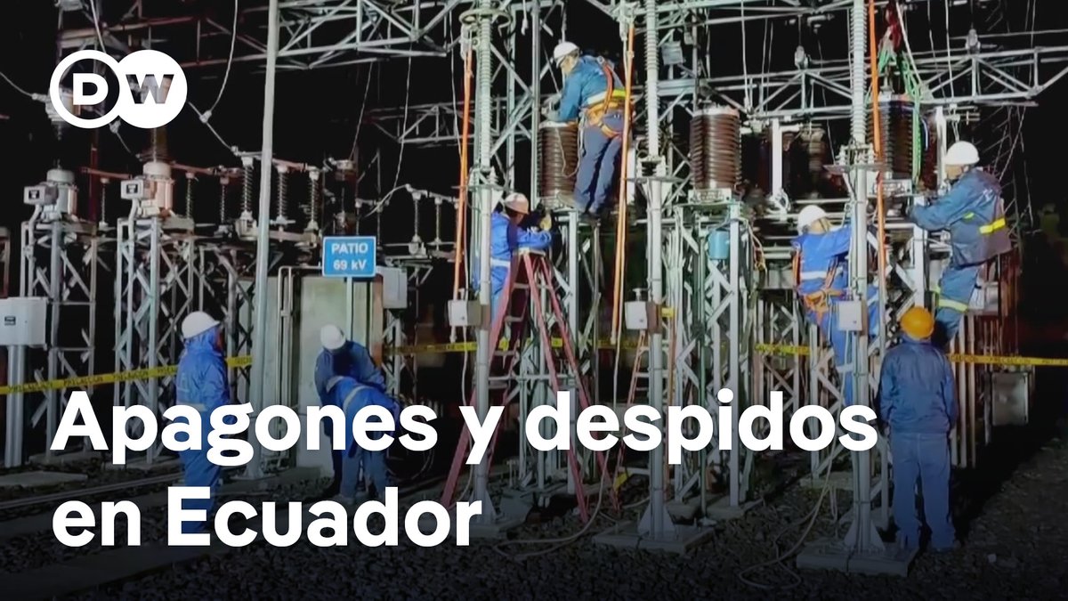 Sindicatos advierten de miles de despidos debido a la crisis energética Son más de 4.800 trabajadores, según los #sindicatos. El Gobierno ecuatoriano los cifra en 2.808, pero afirma que no hay evidencia de que sea por la #crisisenergética. /cmw