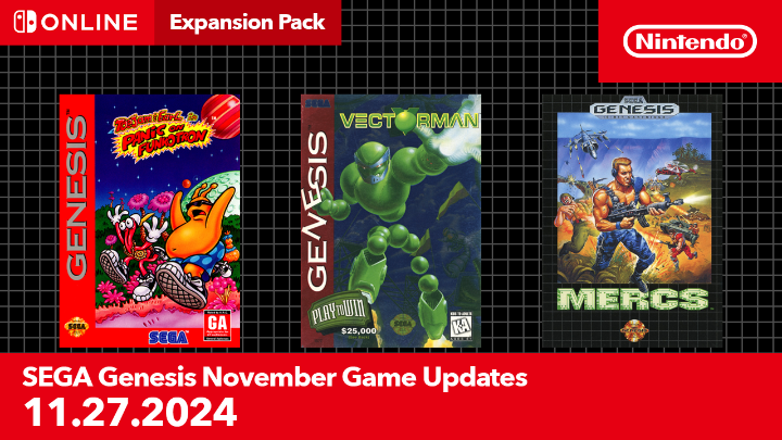 Three classic SEGA Genesis games have just been made available for #NintendoSwitchOnline + Expansion Pack members! ☑️ ToeJam &amp; Earl in Panic on Funkotron ☑️ Vectorman ☑️ WOLF OF THE BATTLEFIELD: MERCS Original packaging shown. Contest has ended.