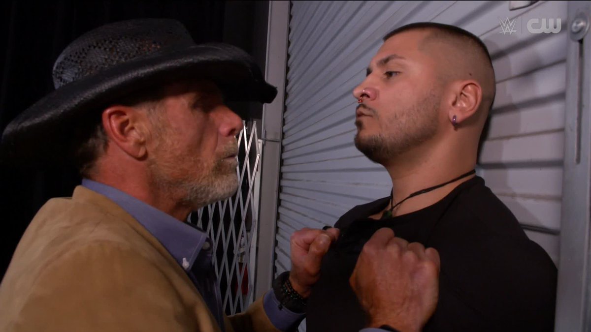 😳 😳 😳 Shawn Michaels is NOT happy with •𝕸𝕯𝕶•... #WWENXT