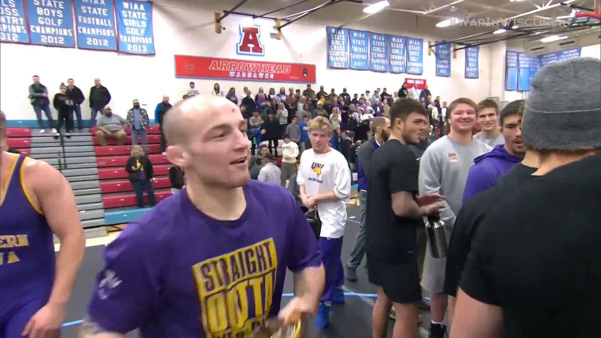 That's a good look Coach!!! UNI Wrestling CFFC MATCH DAY | College Wrestling #WarInWisconsin