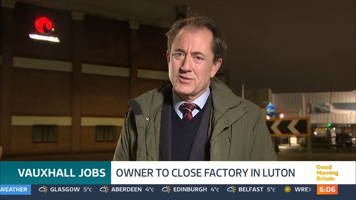 The owner of Vauxhall has blamed the government's tough rules on electric vehicle sales for its decision to shut its Luton van-making factory next April. More than 1100 jobs are at risk.