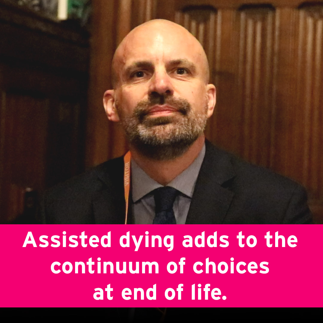 “Although I’m a great believer in hospice care, sadly there are limits to what palliative care can achieve.” Hospice CEO Mark Jarman-Howe supports assisted dying because ‘it will make things safer, better and more compassionate for patients and families’ at the end of life.