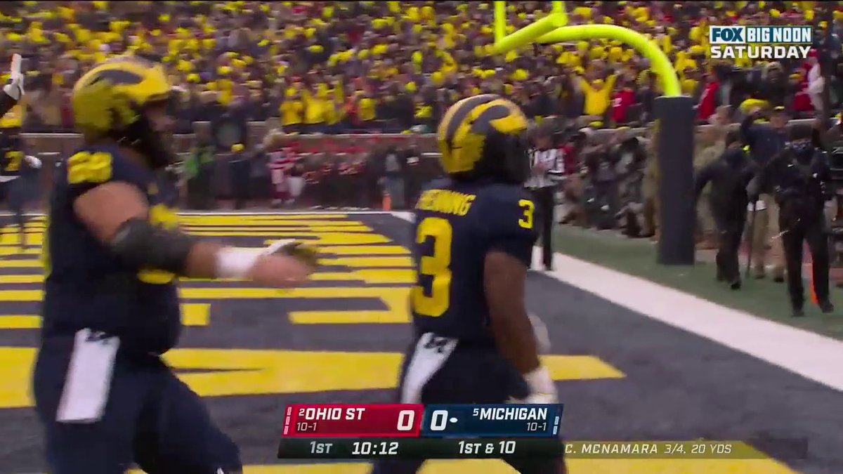 Three years ago today, A.J. Henning got Michigan started. #GoBlue