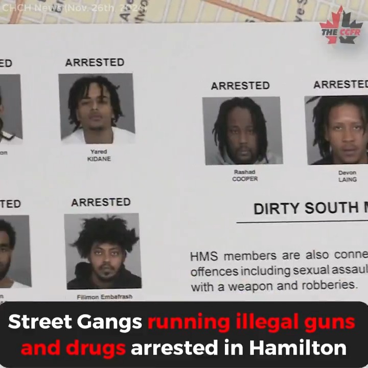 #WATCH: Police arrested 24 suspects connected to homicides, illegal drug/gun trafficking and violent daytime shootings and robberies in Hamilton, and the GTA. The Bahamas-based gang has been a major supplier of illegal firearms from the U.S. into Canada. #cdnpoli #onpoli