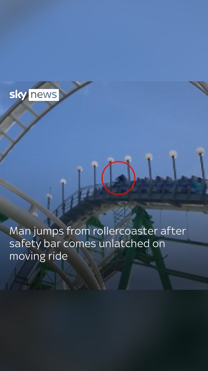 'I had mere seconds to act' A man was riding a rollercoaster on his birthday at Castles N' Coasters theme park in Arizona when he realised his safety bar had become unlatched.