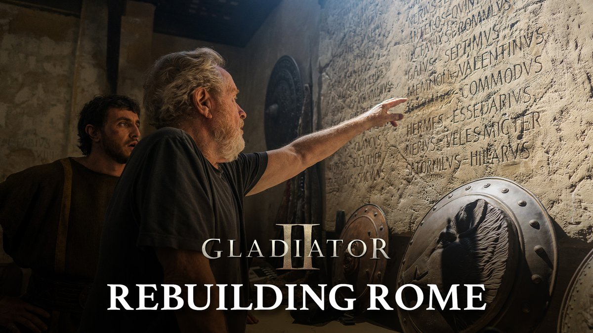 This is how we rebuilt Rome for #GladiatorII. Get tickets now to experience it on the biggest screen possible in theatres everywhere.