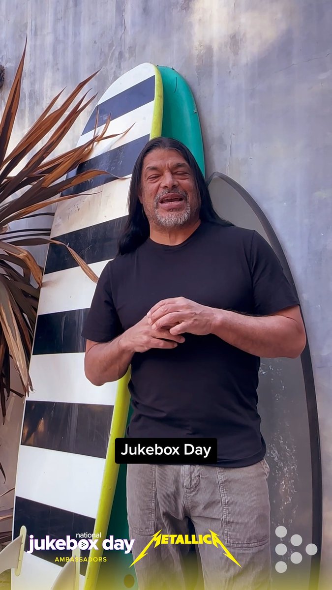 Happy National Jukebox Day from your official National Jukebox Day Ambassadors, Metallica 🥳 Celebrate by checking out their playlist, Metallica's Jukebox Favorites, and playing ANY Metallica song via the TouchTunes mobile app to be entered for your chance to meet the band 🎵 🎸 Grand Prize: 2 VIP tickets to No Repeat Weekend concerts in Philadelphia in May 2025, a meet and greet with the band, 3-night hotel stay and $1000 Visa gift card for travel expenses 💵 2nd Prize: $500 Visa gift card 🎶: 3rd Prize: 10 winners will receive 100 TouchTunes credits each Ends 12/8/24. See rules: