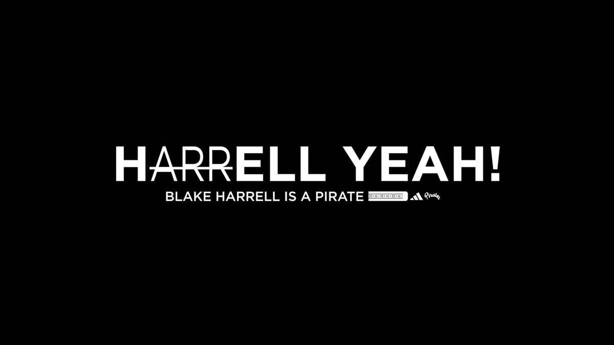 Blake Harrell is a Pirate 🏴‍☠️