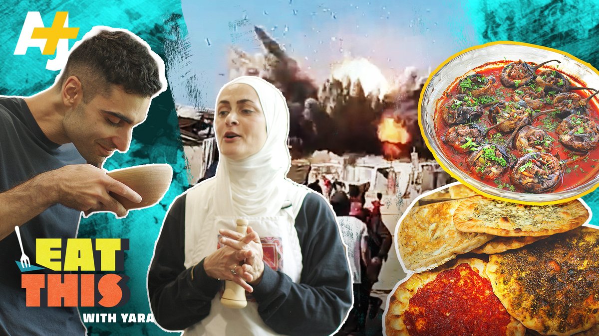 This is @Gazamom, the chef and writer who is tirelessly working to document and preserve Gaza’s cuisine amid Israel’s genocide against her people. – with Yara Elmjouie