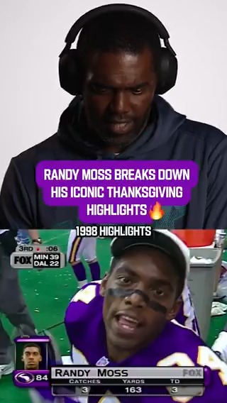 .Randy Moss' favorite memory from his 3 touchdown Thanksgiving game? Getting to wish his mom a Happy Thanksgiving on TV. ❤️ #MaddenThanksgiving