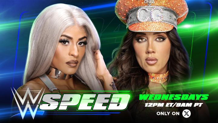 TODAY on #WWESpeed! ZV and CHELSEA GREEN battle it out to see who will advance in the Women's No. 1 Contender's Tournament. Who will punch their ticket to the #WWESpeed Quarterfinals? 🤔