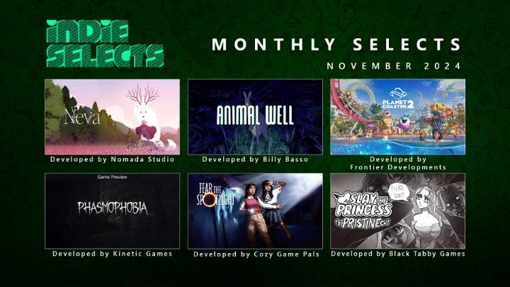 November Indie Selects are here! Can you get the door and let them in? 🚪: