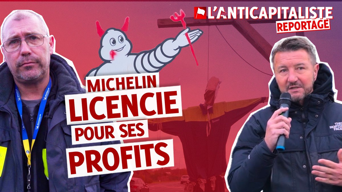 "On a eu la tristesse, maintenant on a la colère, c'est tout ce qu'il nous reste" Malgré ses 3 milliards de profits et ses millions de subventions publiques, Michelin s'apprête à délocaliser l'usine de Cholet. Reportage avec Olivier Besancenot 👉