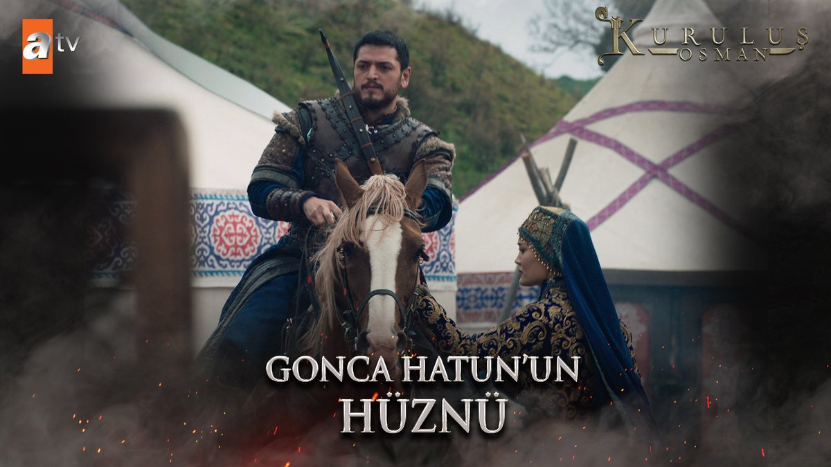 Gonca Hatun'un hüznü... "Bir şey var ama nasıl diyeceğim bilmem Alaeddin..." #KuruluşOsman atv