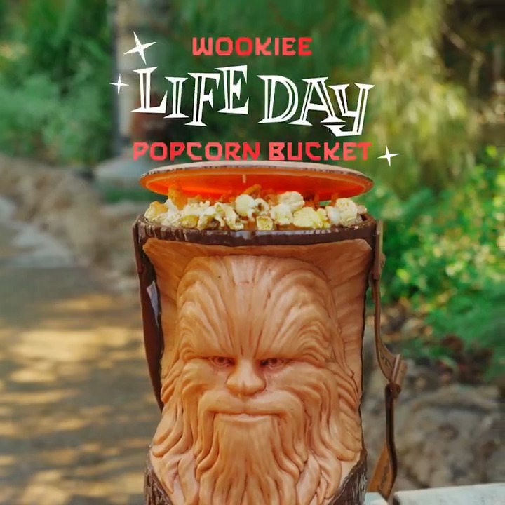 Continue to celebrate Life Day the Wookiee-way in Star Wars: Galaxy’s Edge at Disneyland Resort. Visit Kat Saka’s Kettle for the Wookiee Life Day Bucket available while supplies last.