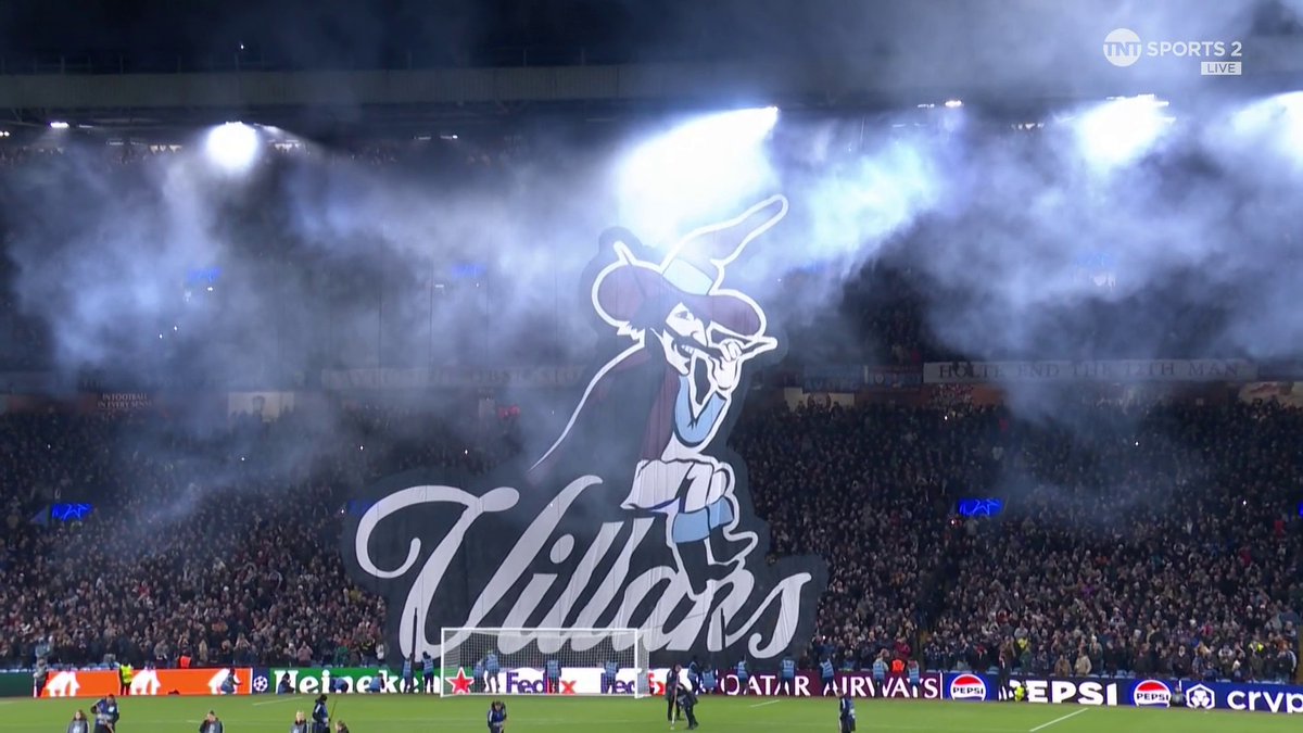 It's an 𝒆𝒍𝒆𝒄𝒕𝒓𝒊𝒄 atmosphere at Villa Park ⚡️ 📺 TNT Sports & discovery+ UK