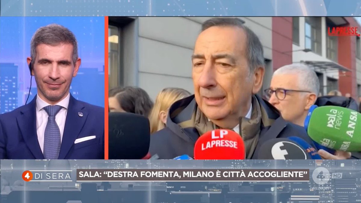 Le parole del sindaco di Milano, Beppe Sala: "Stiamo lavorando sulla situazione delicata del quartiere Corvetto" Ora a #4disera in diretta su #Rete4 e in streaming su Mediaset Infinity