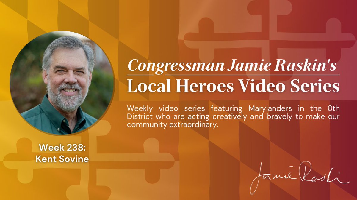 Kent Sovine is an all-star, all-purpose neighborhood convener. As the leader of CHEER, this #MD08 Local Hero and his stellar team are on the ground working to give voice to everyone in our community.