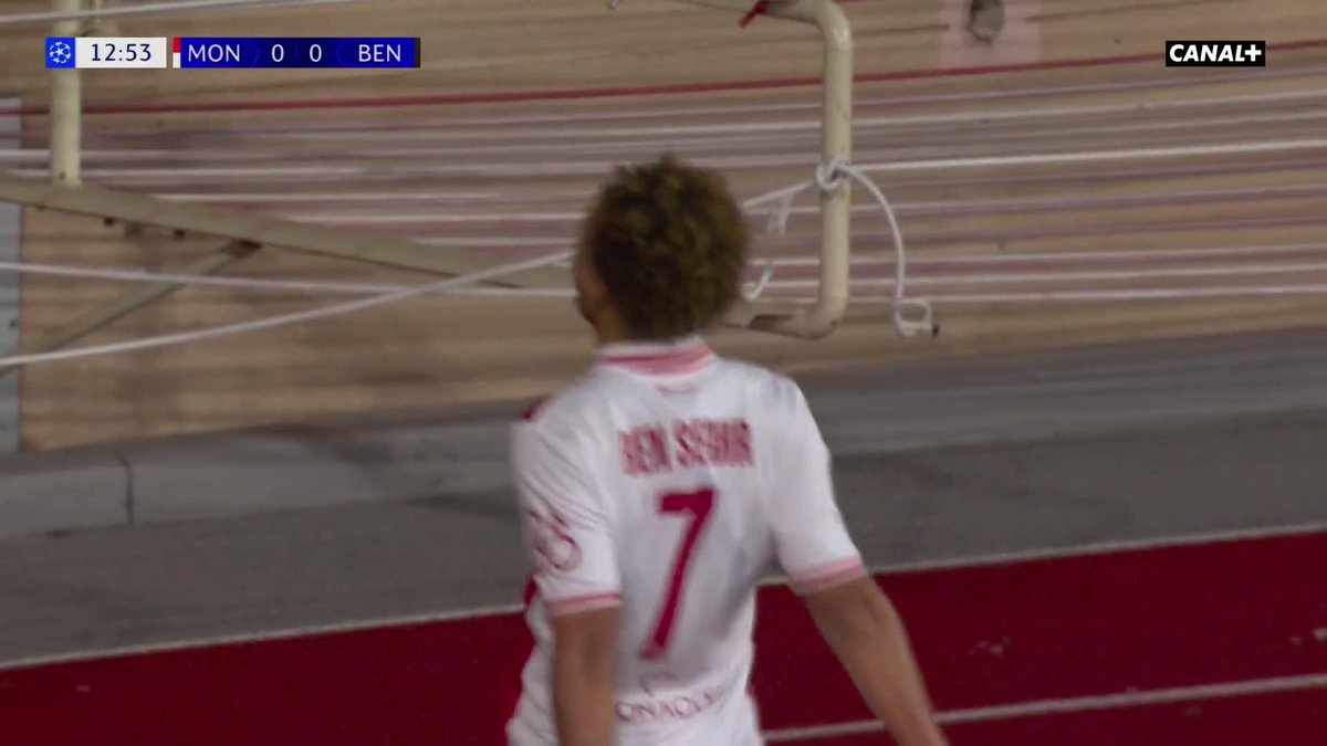 BEN SEGHIR OUVRE LE SCORE POUR MONACO ! ๐ฒ๐จ Superbe mouvement des Monรฉgasques qui mรจnent face au Benfica aprรจs 14 minutes de jeu ๐ฅ #ASMSLB | #UCL