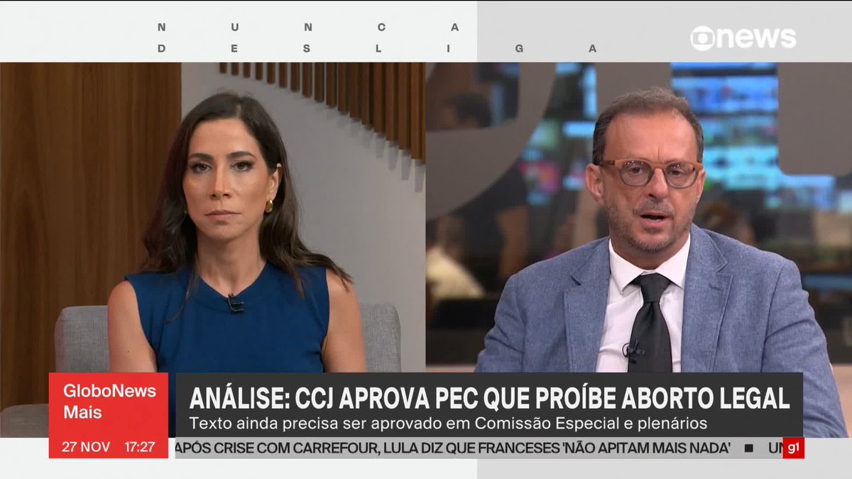 “Eles não são defensores da vida? Eles não são defensores da família? Ou são defensores do estupro? É mais uma vez a PL do estupro. Mais uma vez seguindo porque a Câmara dos Deputados faz a tática da cortina de fumaça. Ao invés de se debruçar sobre temas atuais e que necessitam da atuação parlamentar”, comenta Octavio Guedes sobre a PEC que proíbe o aborto legal. ➡️ Assista ao #GloboNewsMais na #GloboNews:
