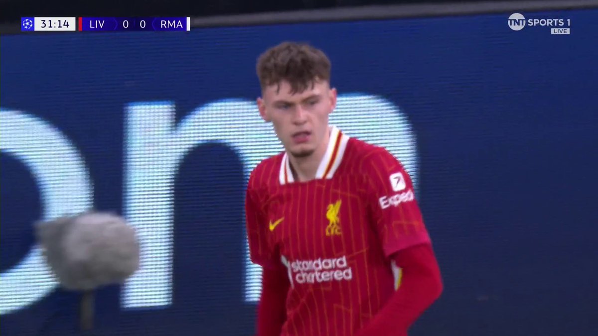 One of the best tackles you'll see from Conor Bradley on Kylian Mbappé ⛔