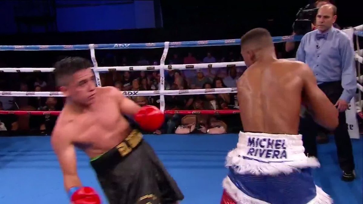 MICHEL RIVERA VS RENE TELLEZ GIRON HIGHLIGHTS WHICH INCLUDED AN 8TH ROUND KNOCKDOWN MADE BY MICHEL RIVERA #Boxing 💥🥊🥊🥊