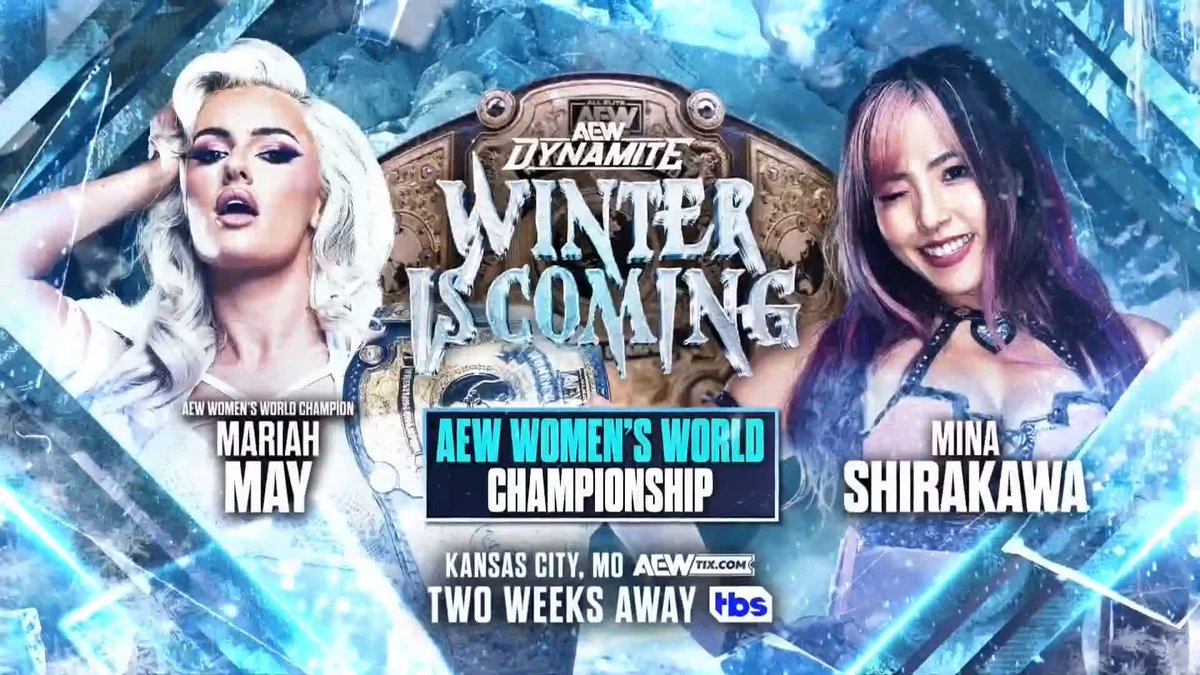 Raw emotions spill out as Mina Shirakawa explains her betrayal at #AEWFullGear—but the moment turns chaotic when she’s ambushed by #AEW Women’s World Champion Mariah May! Watch #AEWDynamite Thanksgiving Eve LIVE on TBS! Renee Paquette | Mina Shirakawa♡白川未奈 | art