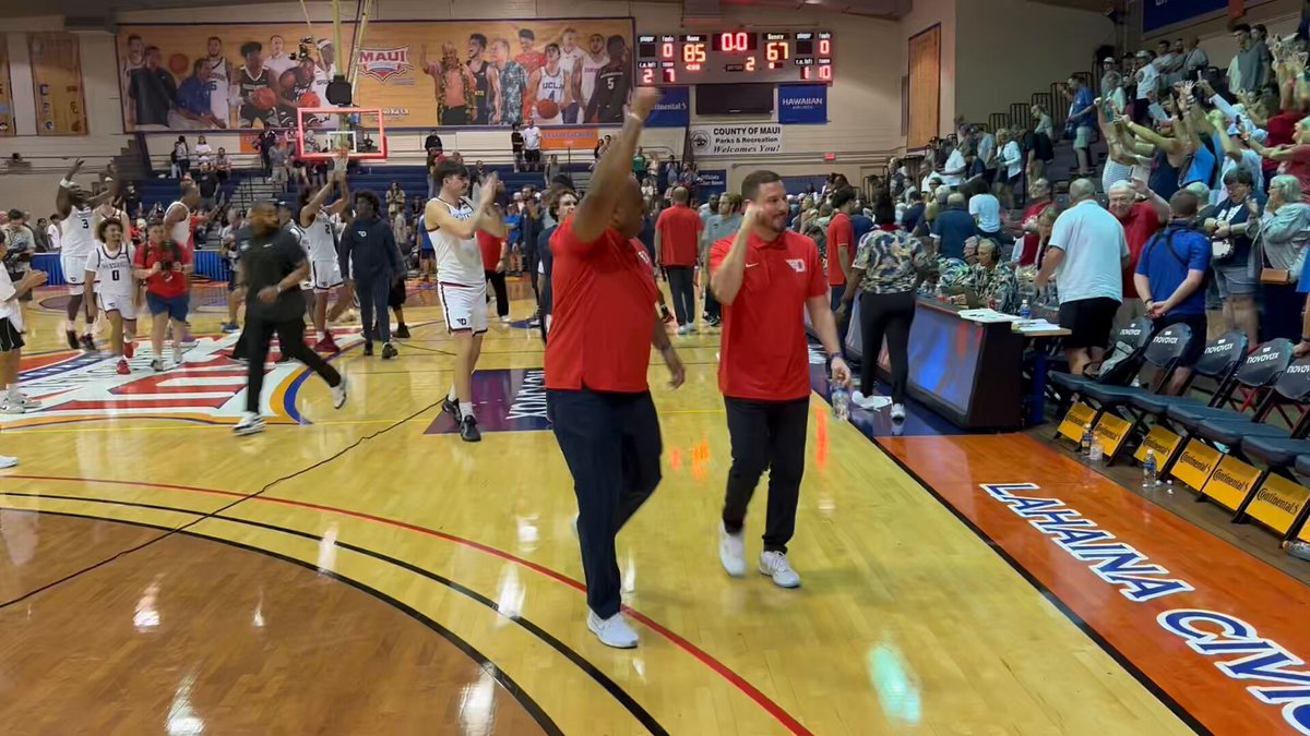 Dayton beats a top-two team for the first time since 1974, routing No. 2 UConn 85-67.