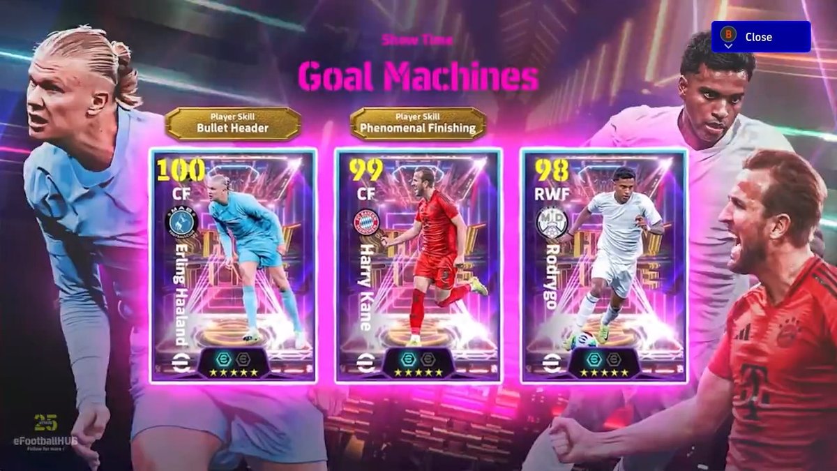 Show Time : Goal Machines Trailer 🤖📽️ Erling Haaland 🇳🇴 Harry Kane 🏴󠁧󠁢󠁥󠁮󠁧󠁿 Rodrygo 🇧🇷 #eFootball2025 | #eFootballHUB