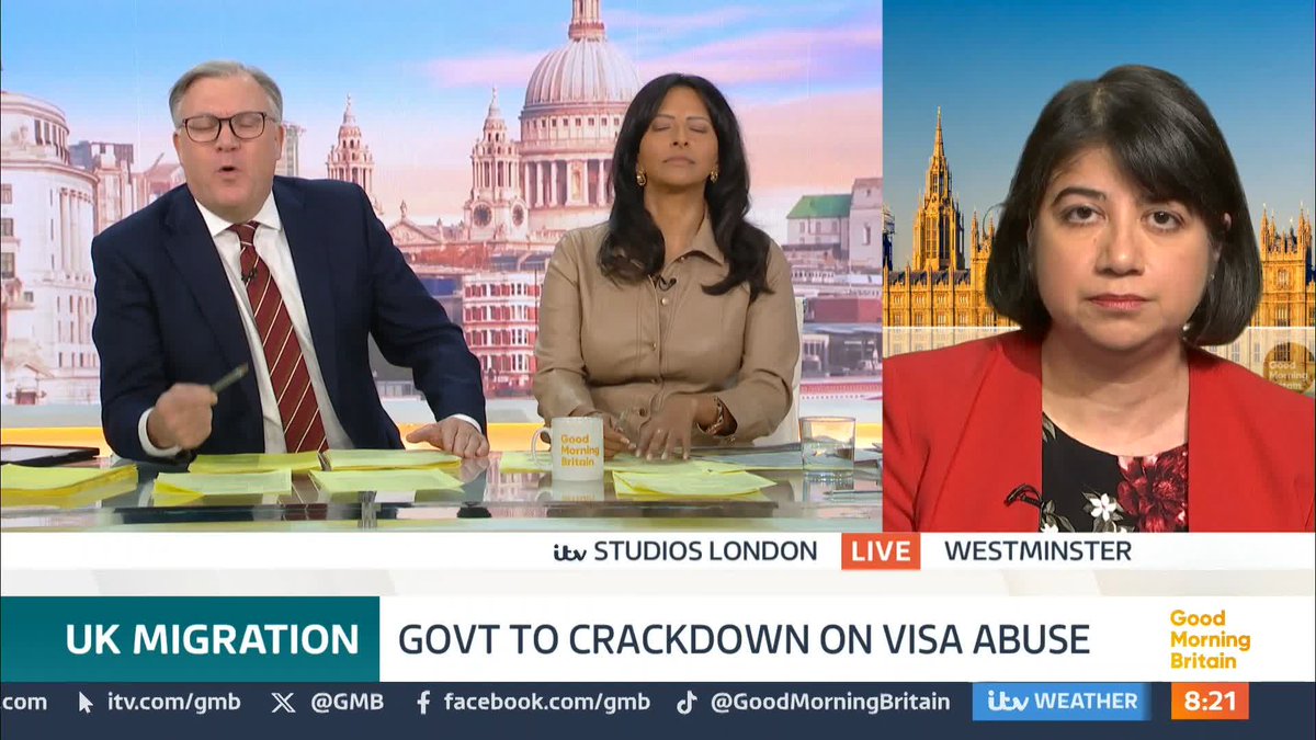 'What are you doing to crack down on small boats coming across the Channel?' Ed Balls asks Home Office Minister Seema Malhotra what the government is doing to stop small boats on the Channel after figures show crossings are still up 20% compared to last year.