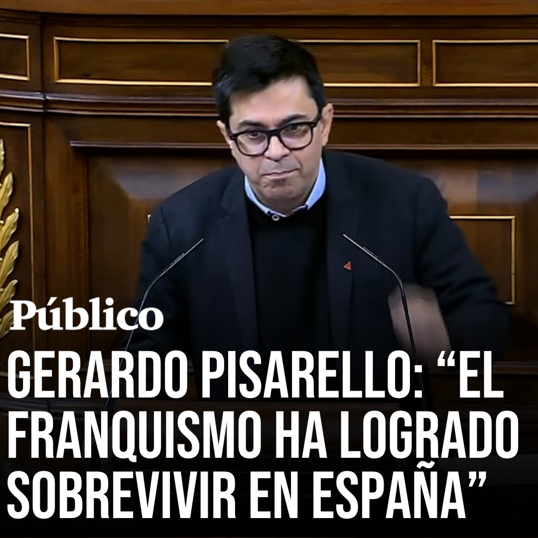 La lección de Gerardo Pisarello, diputado de Sumar, sobre el franquismo: "Ningún país democrático se permitiría tener una fundación Adolf Hitler o Benito Mussolini"