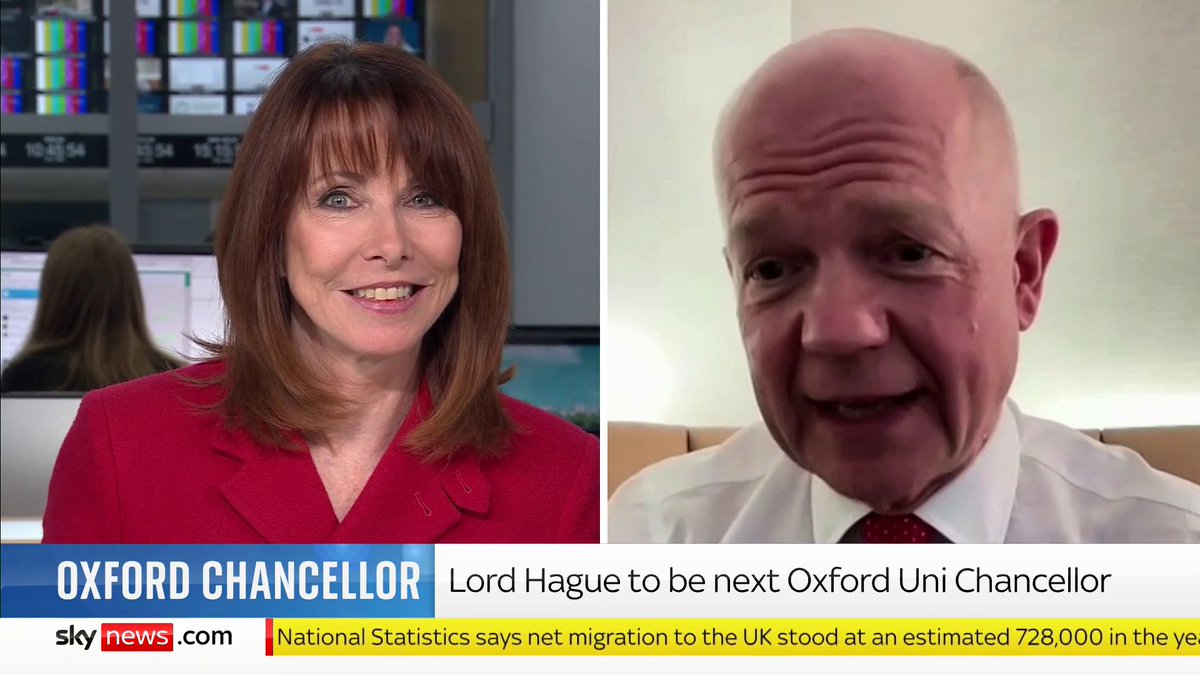 Can’t wait to start work in Oxford - a university I’ve been involved with all my life. Enjoyed speaking with Kay Burley about it this morning.