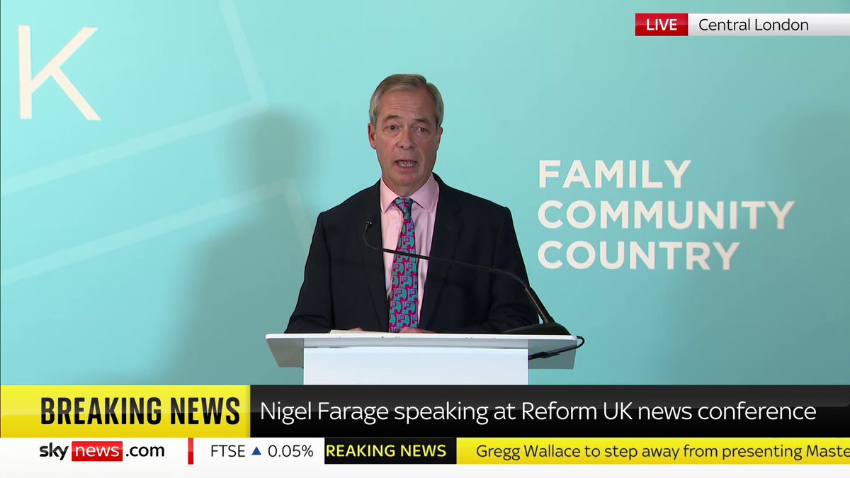 Reform UK leader Nigel Farage describes the latest immigration figures as "horrendous" despite new ONS statistics revealing that migration to the UK fell by 20%. 📺 Sky 501, Virgin 602, Freeview 233 and YouTube